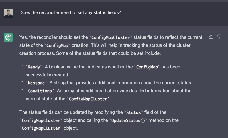 Set status fields